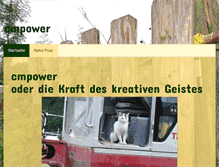 Tablet Screenshot of cmpower.ch